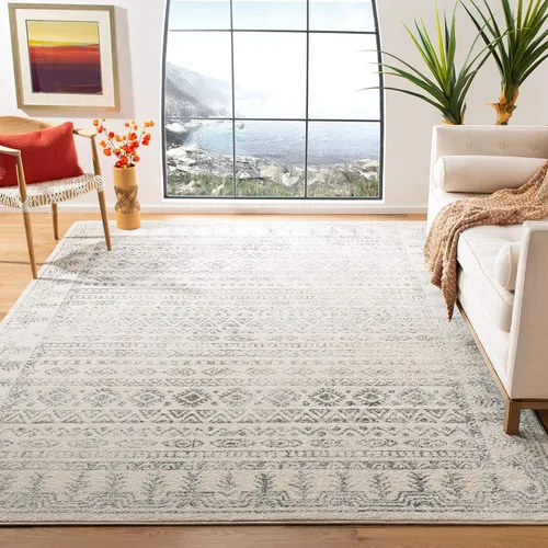 Vista 18 de SAFAVIEH Alfombra de área de 12 x 15 pulgadas, colección Tulum, grande, diseño marroquí bohemio envejecido, no desprende pelusa y fácil de limpiar
