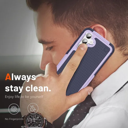 Vista 152 de Jeylly Compatible con Samsung Galaxy A22 5G Funda, Funda Samsung A22 5G con 2pcs protectores de pantalla de vidrio templado