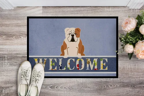 Vista 2 de Caroline's Treasures BB5706MAT - Felpudo de bienvenida de 18 x 27 pulgadas, para interiores y exteriores, antideslizante, lavable, pelo bajo, 18 x