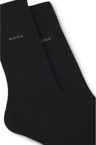 Vista 2 de BOSS Paquete de 2 calcetines de vestir de algodón de ajuste regular para hombre