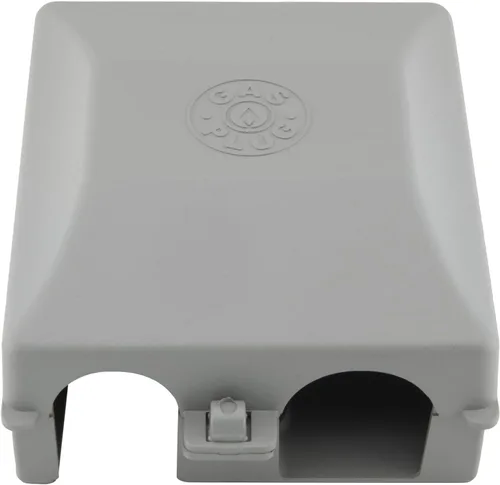 Vista 2 de Burnaby Manufacturing Ltd 2 # Enchufe de gas de PVC, gris, 2 PSI, entrada NPT de 1/2 '', salida de desconexión rápida de 3/8