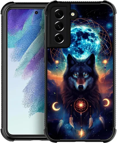 Vista 39 de Funda compatible con Samsung Galaxy S21, diseño de elefantes africanos, diseño increíble a prueba de golpes, antiarañazos, carcasa trasera