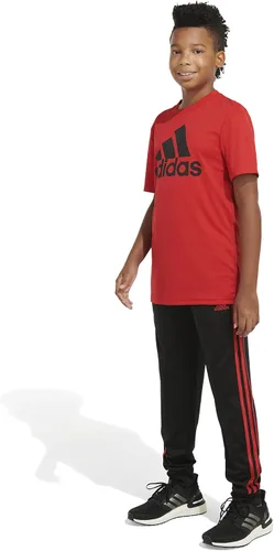 Vista 4 de adidas Jogger de tricot clásico 3s con cintura elástica para niños