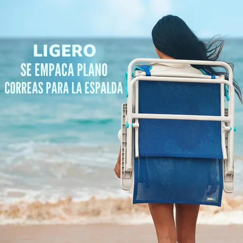 Vista 8 de Shibumi Shade Silla de playa portátil para adultos Marco de grado marino antioxidante Capacidad de 300 libras Correas acolchadas