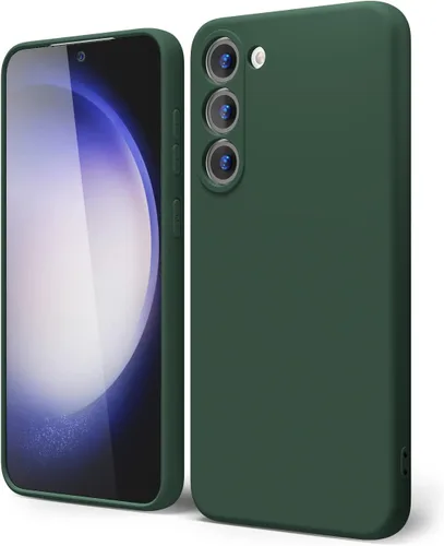 Vista 71 de oakxco Funda para teléfono Samsung Galaxy S8 de silicona líquida, delgada y fina de gel de goma suave TPU cubierta protectora simple llana