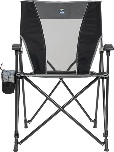 Vista 3 de GCI Outdoor Silla Eazy, silla plegable de camping para adultos Negro
