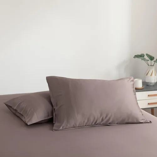 Vista 19 de Bella Coterie - Juego de fundas de almohada de bambú de lujo de tamaño estándar, 100% viscosa de bambú cultivada orgánicamente, ultra suave, Negro