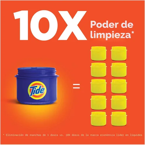 Vista 2 de Tide Ultra, detergente líquido para ropa sucia (PGC00471), olor original, 10 onzas líquidas