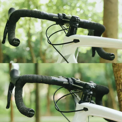 Vista 8 de Thinvik Cinta de corcho EVA para manillar de bicicleta, cinta de barra de bicicleta ecológica, envolturas antideslizantes para mango de ciclismo