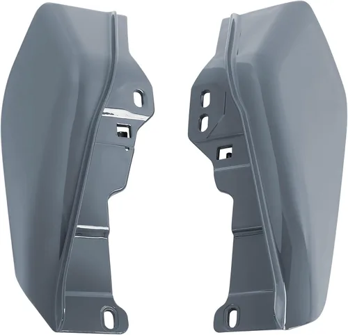 Vista 23 de HR3 Auburn Sunglo & Black Hole con escudo térmico de aire con marco medio deflectores compatibles con 2019 CVO Limited FLHTKSE Adecuado para Harley