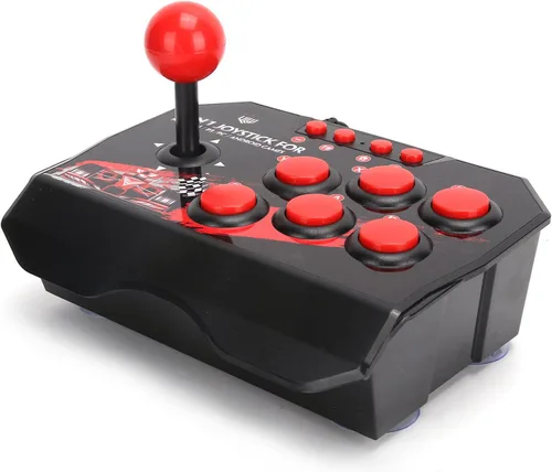 Vista 9 de Zunate Arcade Fight Stick, control universal de juegos de arcade Street Fighter, cable USB, controlador de joystick para SwitchPCPS3