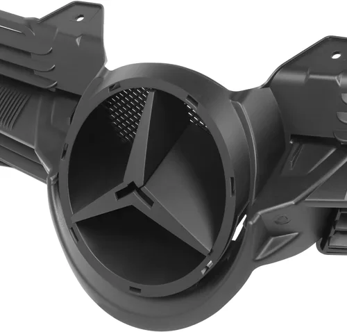 Vista 2 de DNA MOTORING Rejilla horizontal estilo fábrica con ranura para placa y rejilla compatible con Mercedes-Benz SLK280 06-08 / 09-11 SLK300 / 05-11