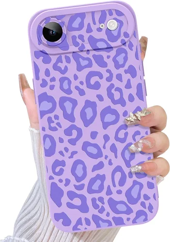 Vista 76 de TEAUGHT Compatible con iPhone 11 Funda con patrón lindo estampado de leopardo negro guepardo + protector de pantalla a prueba de golpes, funda