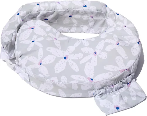 Vista 8 de My Brest Friend Almohada de lactancia original - Dusty Rose Geo Geo rosa polvorienta