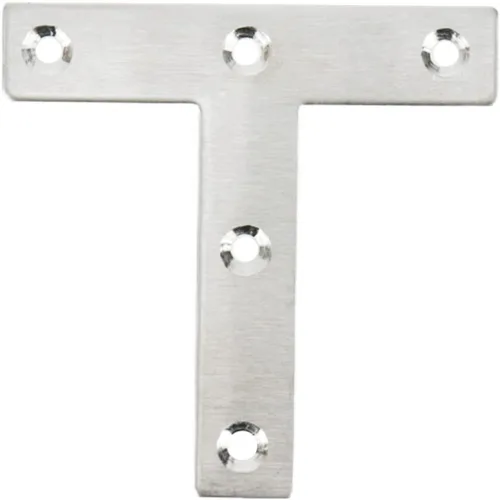 Vista 5 de Soportes en T de 3.14 x 3.14 pulgadas, placa de reparación plana