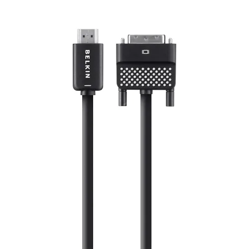 Vista 6 de Belkin Cable HDMI de alta velocidad HDTV con Ethernet, compatible con 4K / Ultra HD (3.3 ft/3.3 pies) High-definition video and audio, compatible
