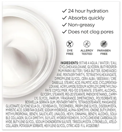 Vista 9 de L'Oreal Paris Hidratante facial diario de colágeno, crema facial antienvejecimiento para reducir las arrugas y proporcionar una hidratación intensa