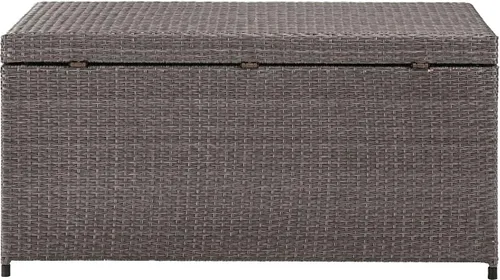 Vista 4 de Crosley Furniture Palm Harbor - Caja de almacenamiento para exteriores Gris