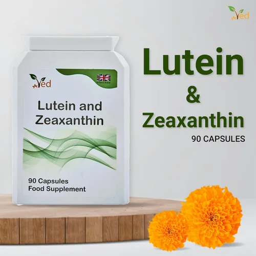 Vista 2 de Ved Luteína 40mg con zeaxantina 2 mg, nueva fórmula de extracto de caléndula microencapsulado, para el mantenimiento de la visión normal, 90