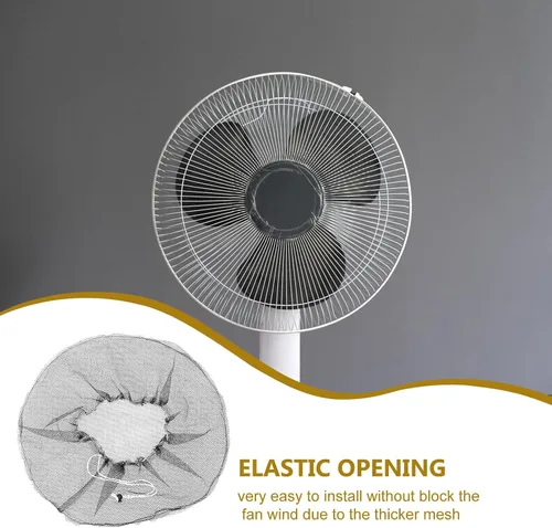Vista 5 de Hemoton Cubierta protectora de ventilador eléctrico de 18 pulgadas, protector de seguridad de malla para protección de dedos de bebé, pantalla