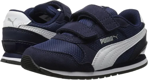 Vista 9 de PUMA unisex-child St Runner Hook and Loop Sneaker