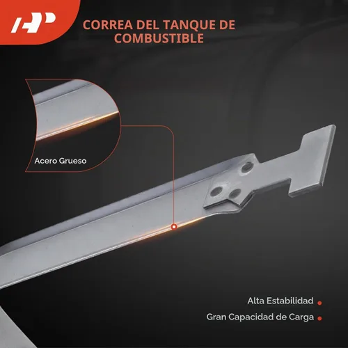 Vista 4 de A-Premium Correas de depósito de combustible compatibles con Ford F-150 2004-2008 F-250 2004-2006 2-PC Set