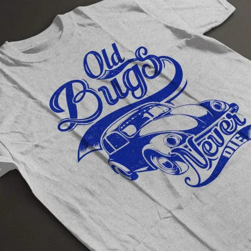Vista 4 de Volkswagen Old Bugs Never Die Beetle - Camiseta para mujer