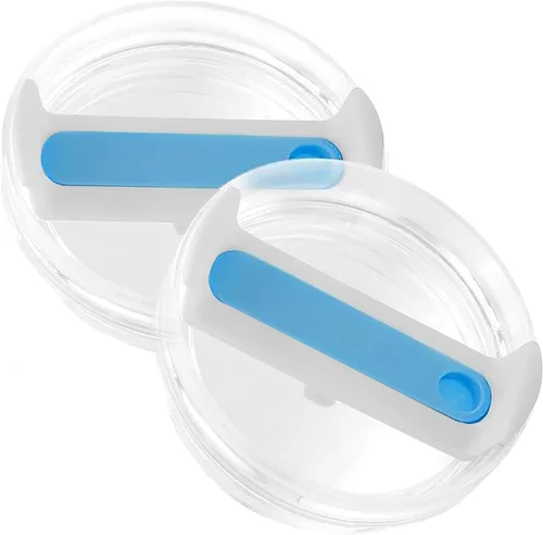 Vista 15 de 2 piezas de tapa de vaso para taza Stanley de 40oz, a prueba de polvo, a prueba de derrames, resistente a salpicaduras, tapa de repuesto para taza