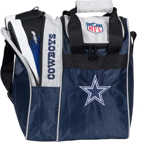 Vista 15 de KR Strikeforce Officially Licensed NFL Single Bowling Ball Tote Bag with Shoe Compartment