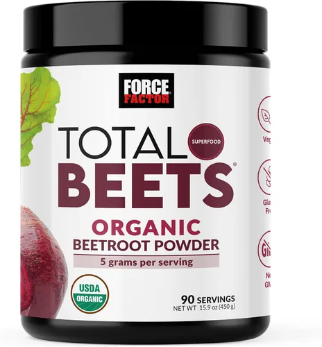 Vista 11 de Force Factor Total Beets - Polvo de remolacha orgánica, superalimento para mejorar la nutrición diaria, suplemento de remolacha USDA orgánico
