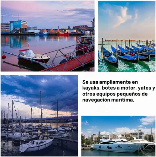 Vista 7 de Cuerda de amarre para lancha de 3.5 pies, paquete de 2 amarres para embarcaciones para acoplamiento de cables elásticos negros, accesorios