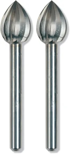 Vista 62 de Dremel 194 Broca de tallado para herramienta rotativa, perfecta para madera, plástico y metales blandos, plata
