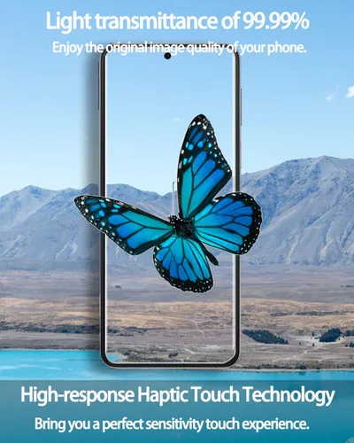 Vista 7 de IMBZBK Protector de pantalla 9 en 1 para Samsung Galaxy Z Flip 4 5G, película flexible de pantalla interior + protector de pantalla trasera