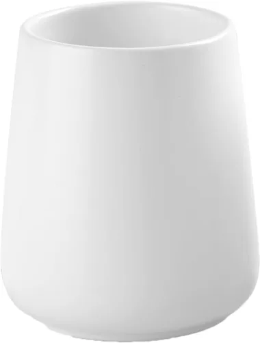 Vista 26 de Soporte Negro para Cepillos de Dientes para Baño - Soportes de Cerámica para Cepillos de Dientes, Soporte para Pasta de Dientes, Vaso Reutilizable