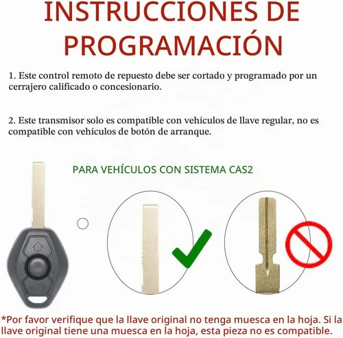 Vista 3 de MechanMagic Llavero de Mando a Distancia de Reemplazo Compatible con BMW 3 5 6 Series M3 X3 X5 Z4 2000 2001 2002 2003-2009 LX8FZV CAS2 E46 E83 E53