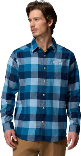 Vista 42 de Columbia Men's Cornell Woods Flannel Long Sleeve Shirt Negro