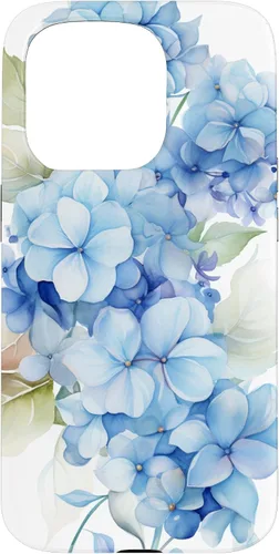Vista 13 de Funda para iPhone 11 con patrón de acuarela de hortensias