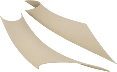 Vista 3 de Repalement de cubiertas de manija de puerta interior izquierda y derecha para BMW 320,328,330,335,M3,2014-2017 BMW 428,435,M4 2014-2017 (beige)