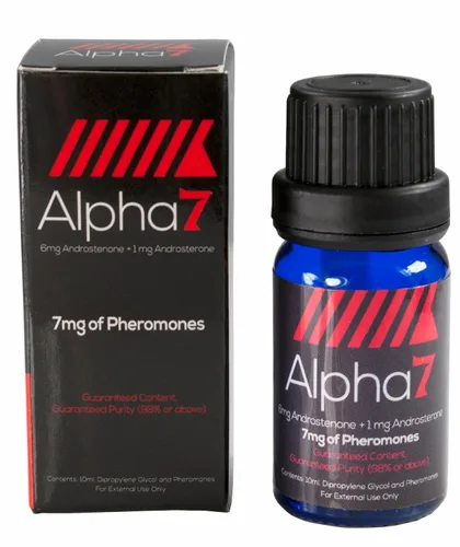 Vista 2 de Alpha 7 Colonia de feromonas sin perfume para hombre (paquete de 2)