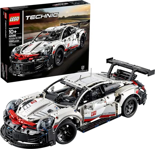 Vista 6 de LEGO Technic Porsche 911 RSR Juego de Construcción de Modelo de Coche de Carreras 42096, Réplica Avanzada, Conjunto Coleccionable Exclusivo, Regalo