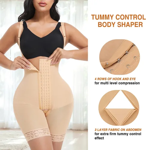 Vista 3 de FeelinGirl Fajas Colombianas Stage 2 Faja BBL Post Surgery Compression Garments for Women Tummy Control Shapewear