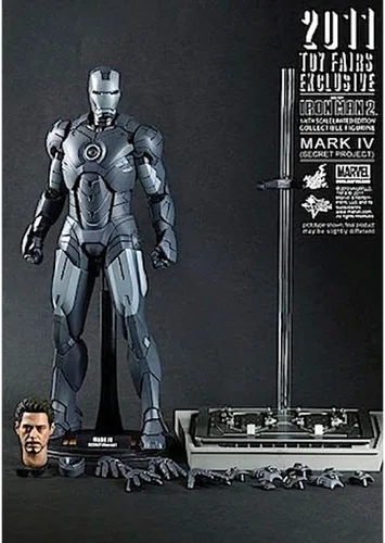 Vista 9 de Hot Toys Sideshow SDCC Marvel Iron Man Mark IV - Figura de proyecto secreto