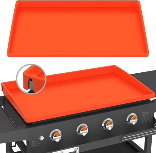 Vista 10 de Funda de parrilla de silicona para Blackstone - 28 pulgadas de cobertura verdadera y completa, resistente, apta para alimentos, protectora