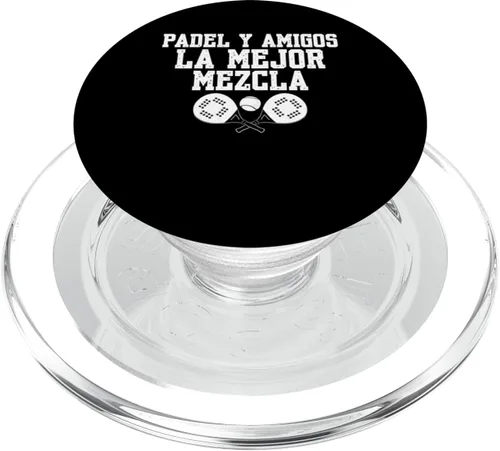 Vista 7 de Padel Y Amigos La Mejor Mezcla Paleta Pádel PopSockets Adhesivo PopGrip