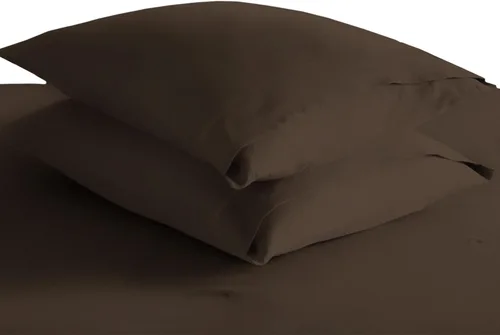Vista 9 de Juego de 2 fundas de almohada de 100 % algodón puro, tamaño King, color plateado, lujosas fundas de almohada de algodón de fibra larga de 400 hilos