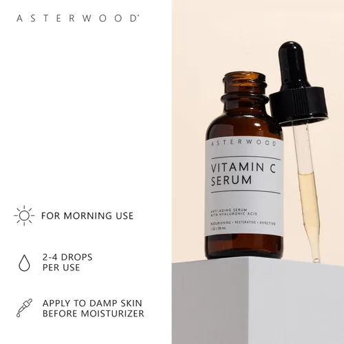 Vista 3 de Asterwood Triple Repair Matrixyl 3000 8 oz + suero de vitamina C 8 oz