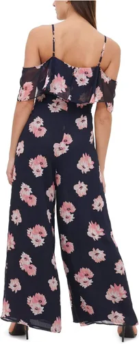 Vista 2 de Tommy Hilfiger womens Printed Chiffon Jump SuitDress