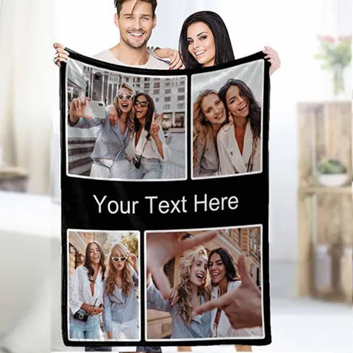 Vista 20 de Mantas personalizadas con fotos, mantas personalizadas con imágenes para mamá, adultos, bebés, padres, amigos, amantes, perros, mascotas