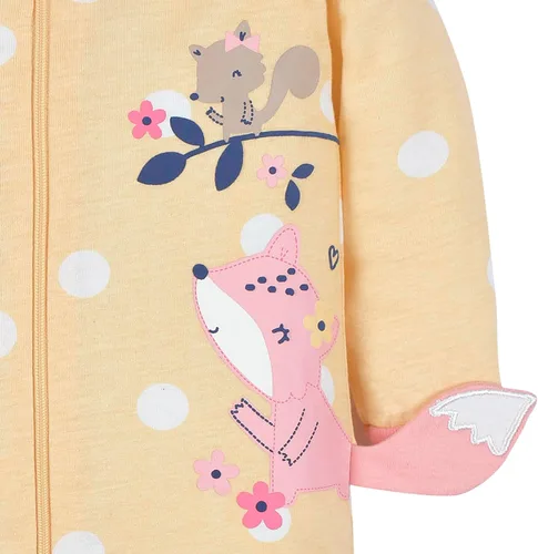 Vista 7 de Gerber Sleep 'N Play (2 unidades para bebés y niñas, recién nacidas), Foxy Lindo