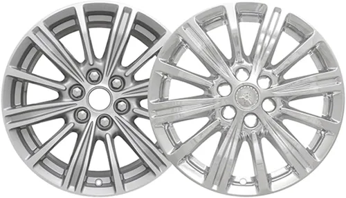 Vista 3 de Juego de 4 fundas para ruedas delanteras y traseras cromadas de 12 radios de 18" para Cadillac XT5 2017-19